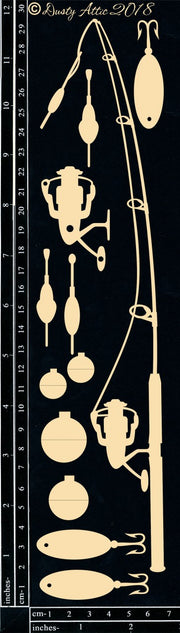 DUSTY ATTIC Chip Board - Fishing Gear